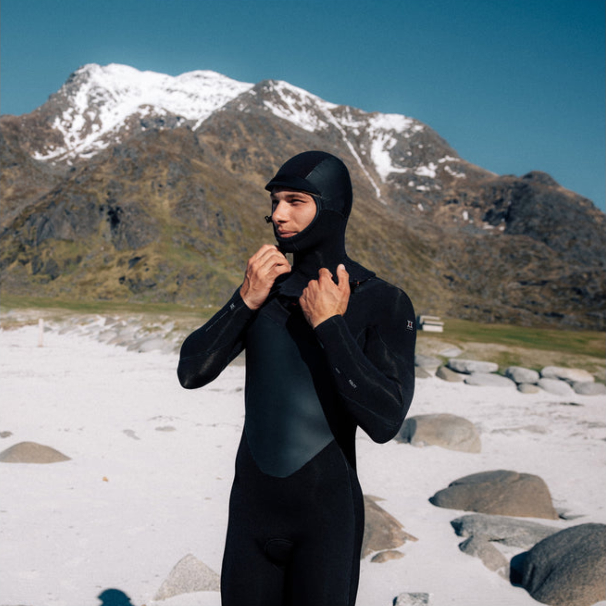 2026 Mystic Homem Voltt 6/4/3mm Chest Zip Com Capuz Fato De Neopreno 35000.270000 - Black
